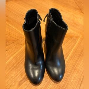 Women's Black Heeled Booties